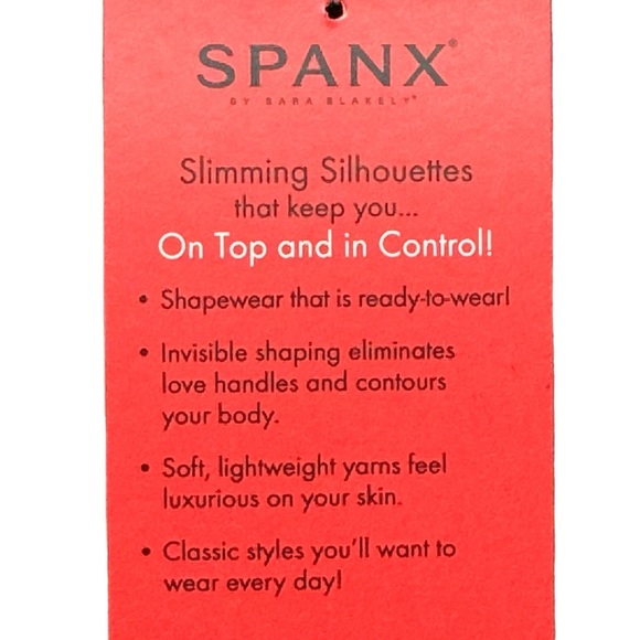 Spanx On Top And In Control Sophisticated Long Sleeve Crew Neck Top 1X Brown - Picture 15 of 16